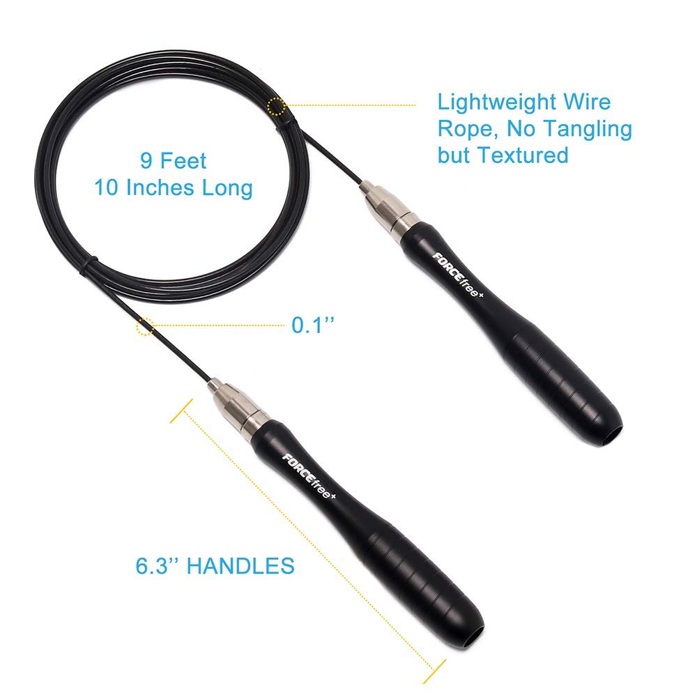Self-Locking Adjustable Metal Jump Ropes