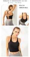 Sexy Cross Straps Gym Sports Bra