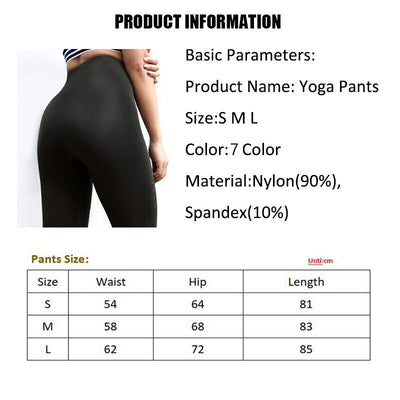 Seamless Tummy Control Yoga Pants S