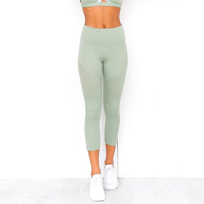 Workout Women Green Yoga Set