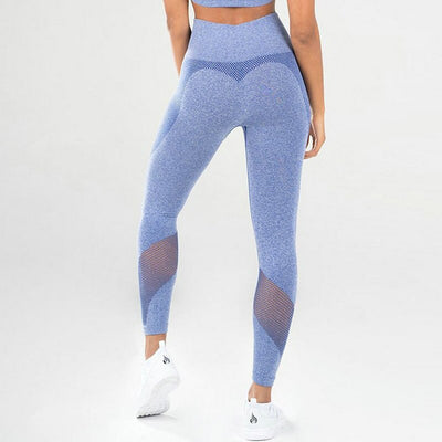 Women Seamless Leggings+ Racerback Bra